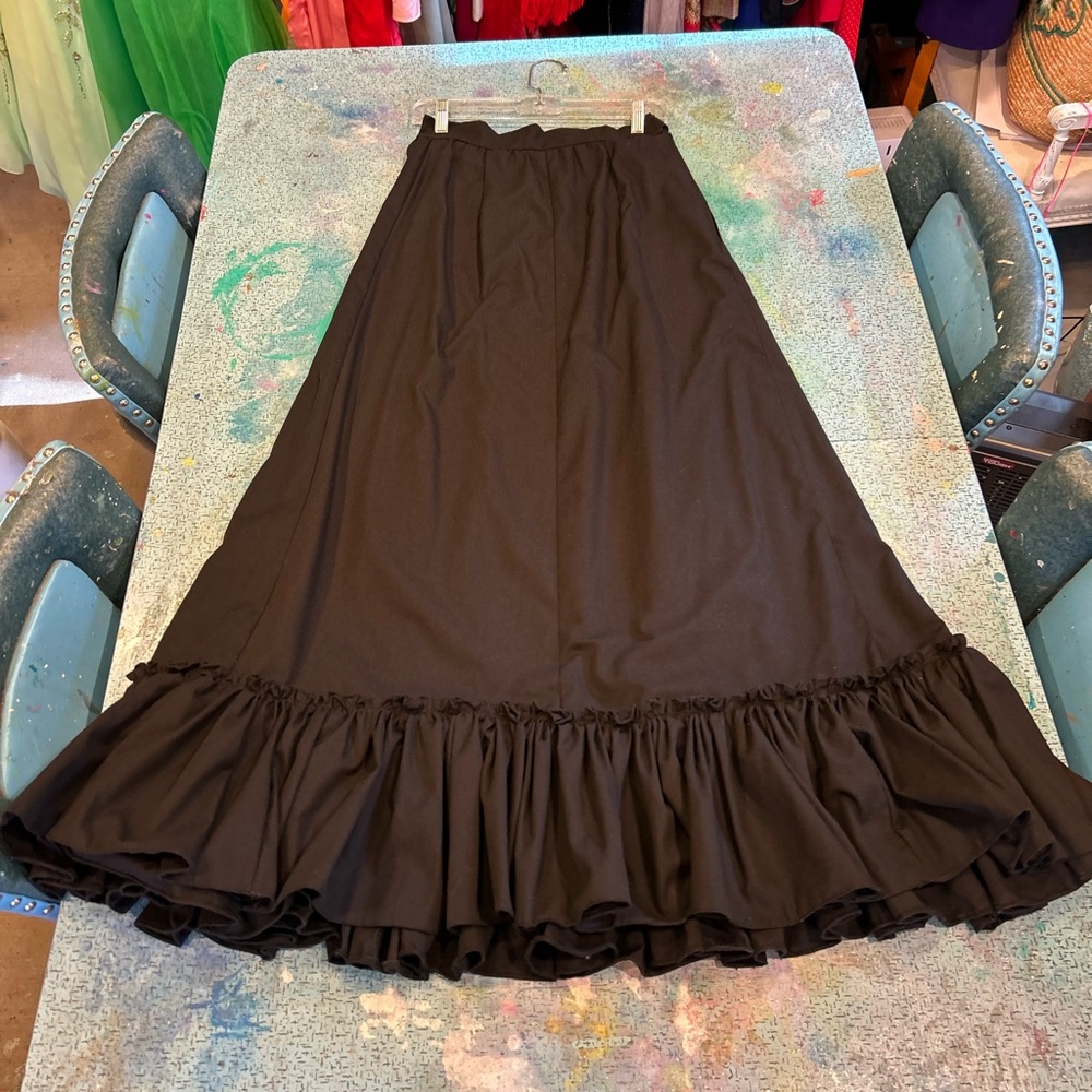 Classic 1970s Black Skirt